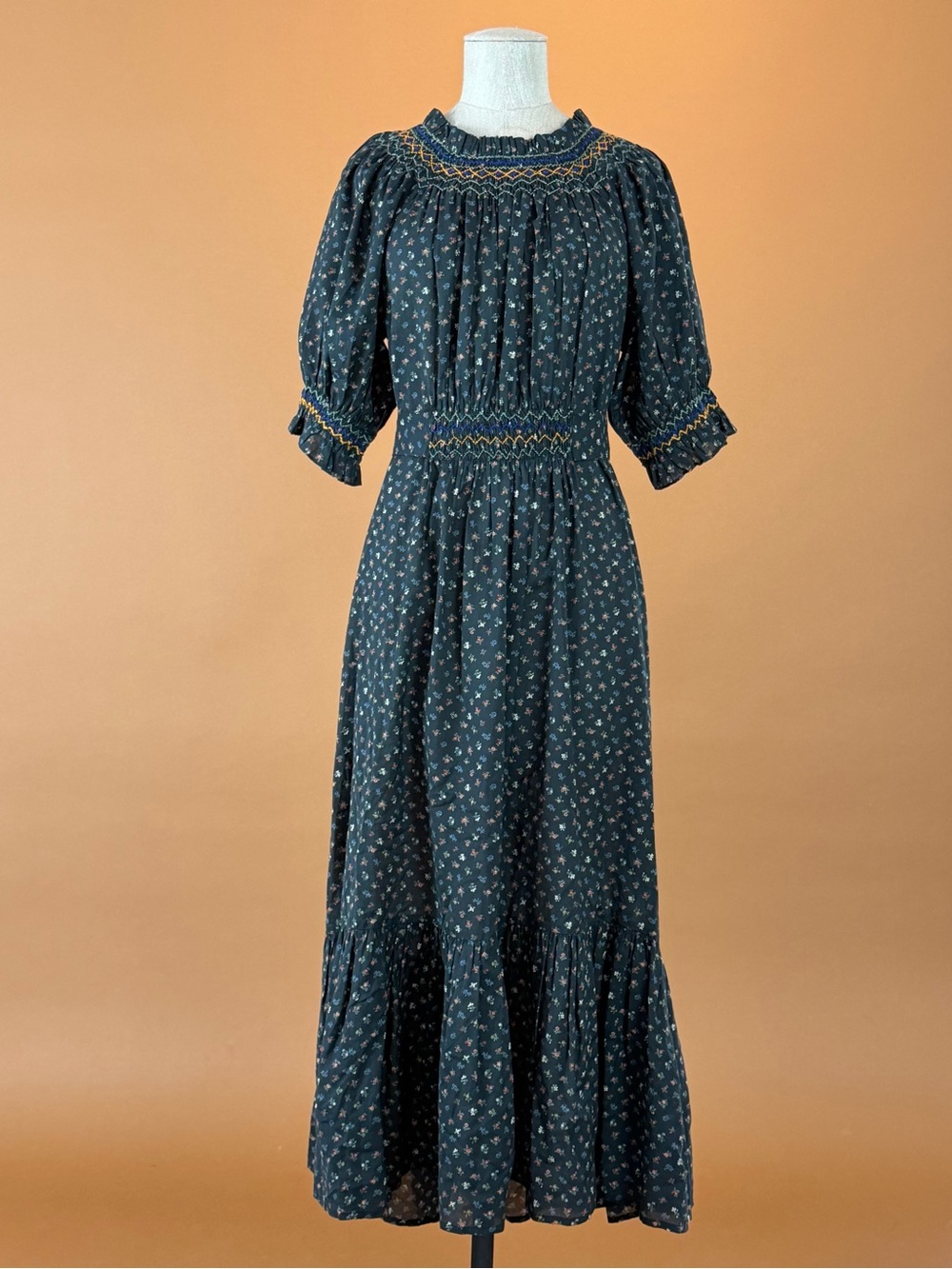 Doen Isidore Dress in Black Parc Monceau Floral